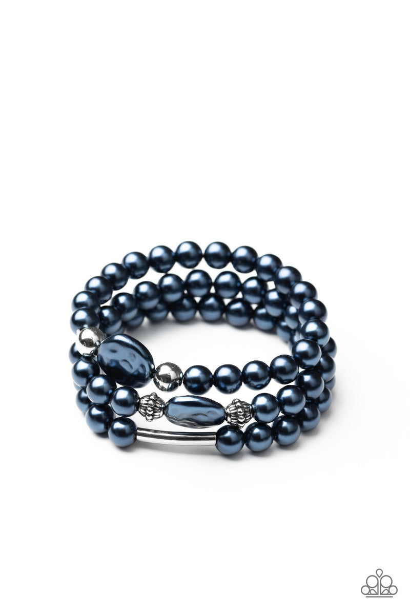 Exquisitely Elegant - Blue Bracelet - Paparazzi Accessories ...