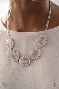 A DIVA-ttitude Adjustment - Orange Necklace - Paparazzi Accessories