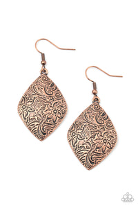 flauntable-florals-copper-earrings-paparazzi-accessories