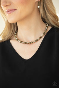 ZEN You Least Expect It - Brass Necklace - Paparazzi Accessories