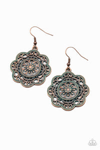 western-mandalas-copper-earrings-paparazzi-accessories