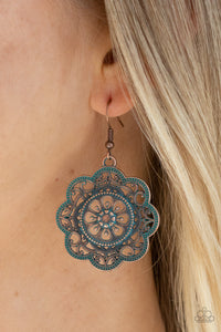 Western Mandalas - Copper Earrings - Paparazzi Accessories