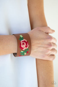 Rebel Rose - Brown Bracelet - Paparazzi Accessories