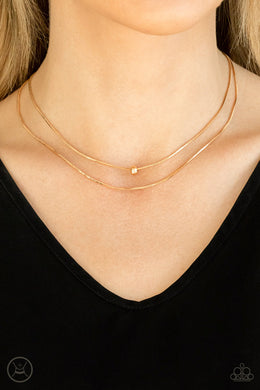 Super Slim - Gold Necklace - Paparazzi Accessories