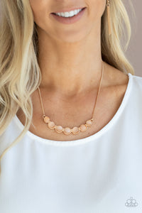 Serenely Scalloped - Gold Necklace - Paparazzi Accessories