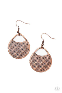 im-sensing-a-pattern-here-copper-earrings-paparazzi-accessories