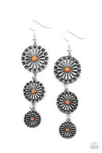 festively-floral-orange-earrings-paparazzi-accessories