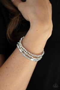 Elegant Essence - Silver Bracelet - Paparazzi Accessories