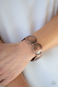 Going, Going, GONG! - Copper Bracelet - Paparazzi Accessories