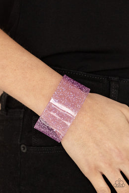 Snap, Crackle, Pop! - Purple Bracelet - Paparazzi Accessories