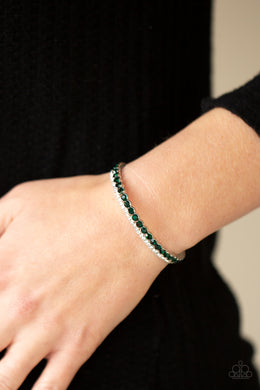 Fairytale Sparkle - Green Bracelet - Paparazzi Accessories