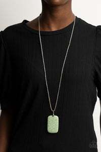 Fundamentally Funky - Green Necklace - Paparazzi Accessories