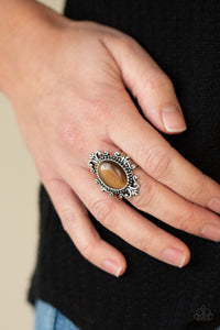 Can You SEER What I SEER - Brown Ring - Paparazzi Accessories