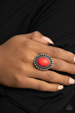 Sedona Soul - Red Ring - Paparazzi Accessories