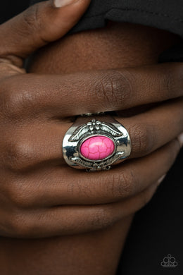 Santa Fe Sanctuary - Pink Ring - Paparazzi Accessories