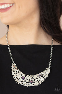 Fabulously Fragmented - Purple Necklace - Paparazzi Accessories