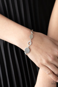 Oval and Out - Silver Bracelet - Paparazzi Accessories