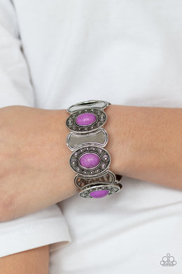 Desert Relic - Purple Bracelet - Paparazzi Accessories