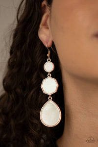 Progressively Posh - Rose Gold Earrings - Paparazzi Accessories