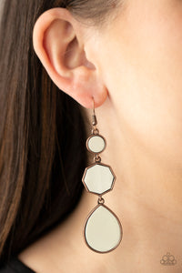 Progressively Posh - Copper Earrings - Paparazzi Accessories