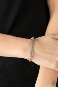 To Live, To Learn, To Love - Brown Bracelet - Paparazzi Accessories
