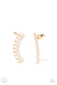 doubled-down-on-dazzle-gold-post earrings-paparazzi-accessories