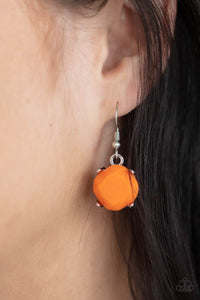 Prismatic Prima Donna - Orange Necklace - Paparazzi Accessories