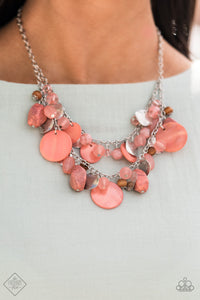 Spring Goddess - Orange Necklace - Paparazzi Accessories