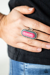 Sedona Scene - Pink Ring - Paparazzi Accessories
