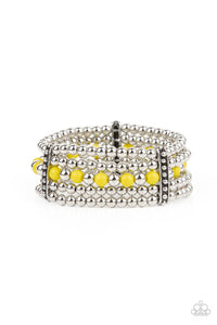 gloss-over-the-details-yellow-bracelet-paparazzi-accessories
