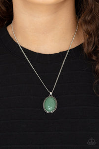 Tranquil Talisman - Green Necklace - Paparazzi Accessories