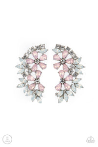 garden-party-powerhouse-pink-post earrings-paparazzi-accessories