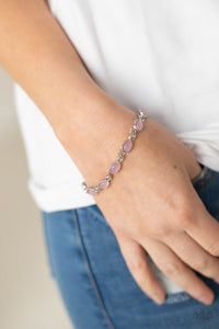 Blissfully Beaming - Pink Bracelet - Paparazzi Accessories