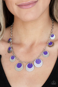 The Cosmos Are Calling - Purple Necklace - Paparazzi Accessories