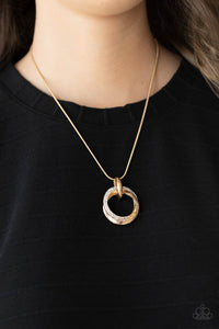 Sphere of Influence - Gold Necklace - Paparazzi Accessories