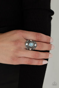 In The Limelight - Blue Ring - Paparazzi Accessories