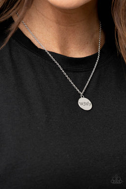 The Cool Mom - Silver Necklace - Paparazzi Accessories