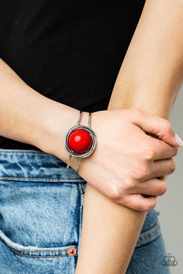 Take It From The POP! - Red Bracelet - Paparazzi Accessories