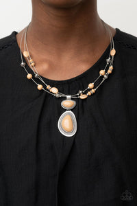 Discovering New Destinations - Brown Necklace - Paparazzi Accessories