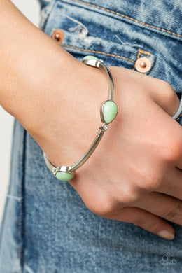 Dewdrop Dancing - Green Bracelet - Paparazzi Accessories
