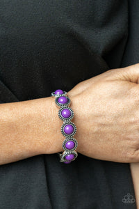 Polished Promenade - Purple Bracelet - Paparazzi Accessories