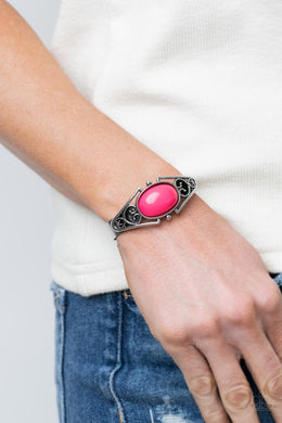 Springtime Trendsetter - Pink Bracelet - Paparazzi Accessories