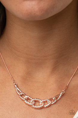KNOT In Love - Copper Necklace - Paparazzi Accessories