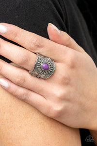 Exquisitely Ornamental - Purple Ring - Paparazzi Accessories