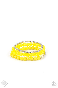 vacay-vagabond-yellow-bracelet-paparazzi-accessories