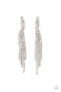 cosmic-candescence-white-post earrings-paparazzi-accessories