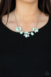 Galaxy Gallery - Green Necklace - Paparazzi Accessories