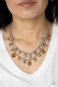 Ethereally Ensconced - Brown Necklace - Paparazzi Accessories