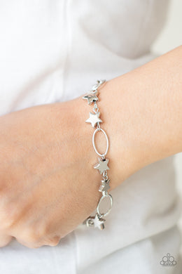Stars and Sparks - Silver Bracelet - Paparazzi Accessories