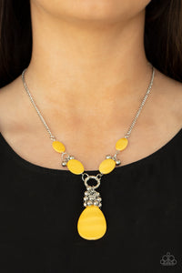 Summer Idol - Yellow Necklace - Paparazzi Accessories